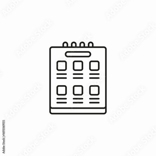 open book pages icon sign vector