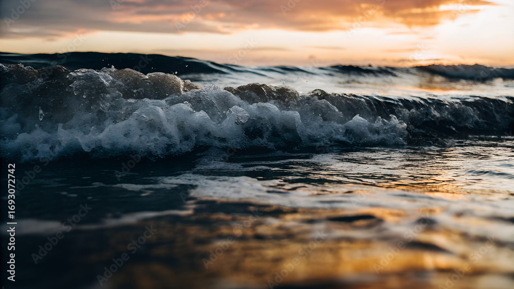 Obraz premium sunset over the sea