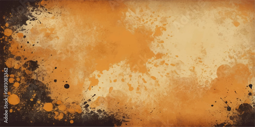 Textured vintage rusty metal surface with an aged brown grunge pattern