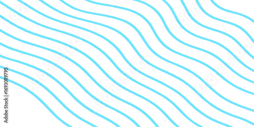 Abstract blue wavy lines create a seamless pattern with a flowing texture, perfect for a modern wallpaper design