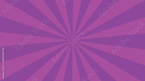 Vibrant purple sunburst background with radiating lines creating a dynamic energy effect