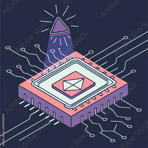 Quantum Computer Chip 1