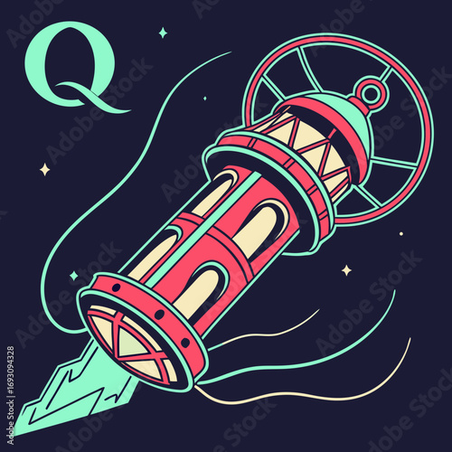 Quantum Qubit Symbol
