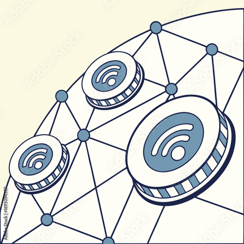 Qubit Network Pattern