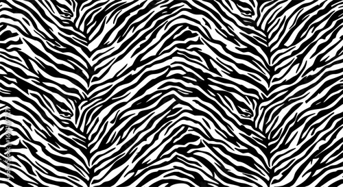 Vector illustration of seamless zebra pattern
