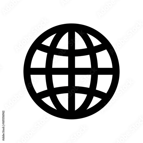 Solid black circle image with faint, subtle, inner radial lines and a horizontal line across the center