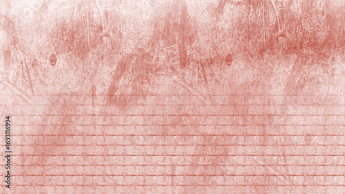 Red Brick Grunge Wall Texture PNG Background
