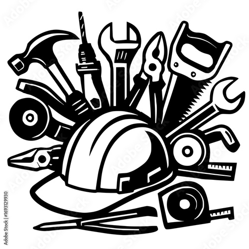 Essential tools and safety gear for construction professionals