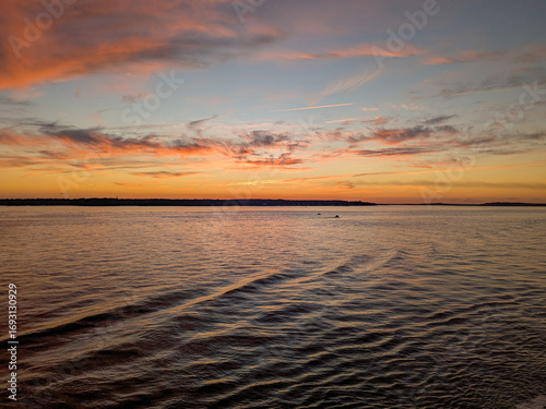 sunset over the Chesapeake Bay 