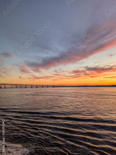 sunset over the Chesapeake bay