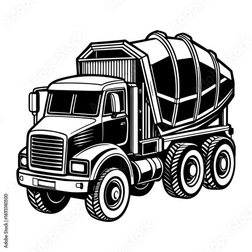 Heavy Cement Truck