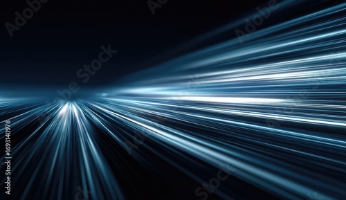 Abstract speed lines on a dark background