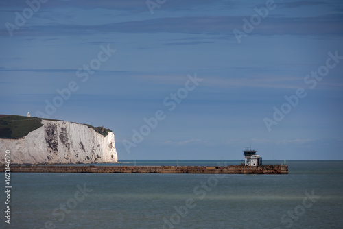 White cliffs of Dover, England