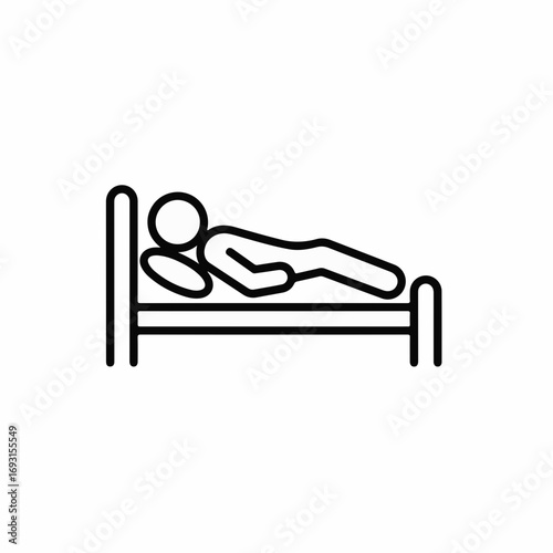 Person resting peacefully in bed, conveying comfort, relaxation, and the simple joy of sleep for health and wellness themes.