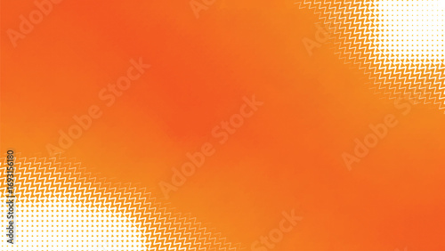 Vibrant abstract orange and white pixelated gradient texture background vector