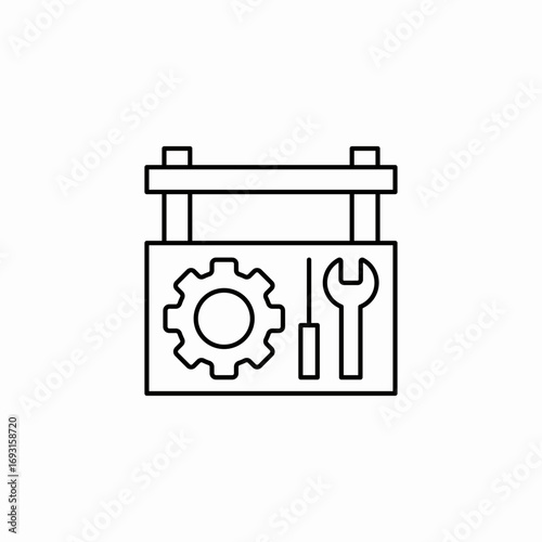 repair service icon sign vector