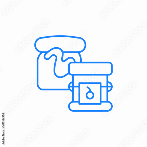 toilet paper roll icon sign vector