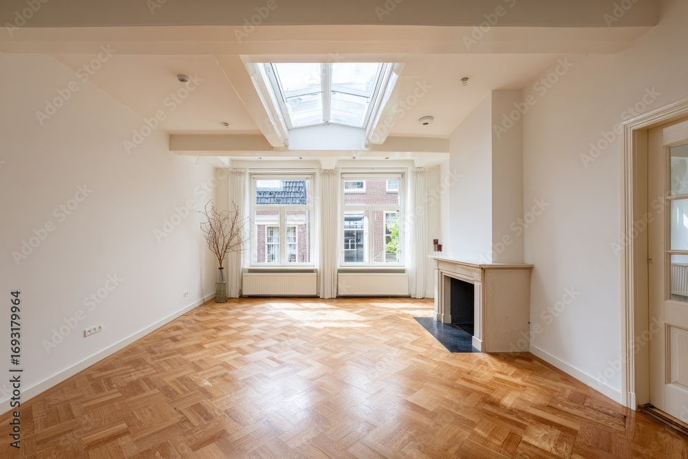 Fototapeta premium Bright, spacious interior of a home