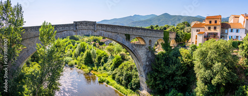 Valokuva Le vieux Pont du Diable de Céret en France
