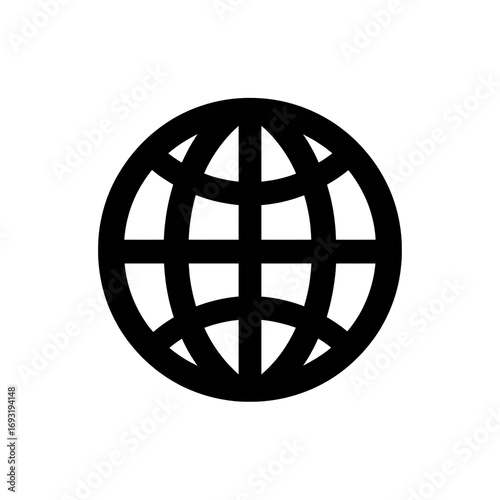 Solid black background, subtle teal/blue sphere