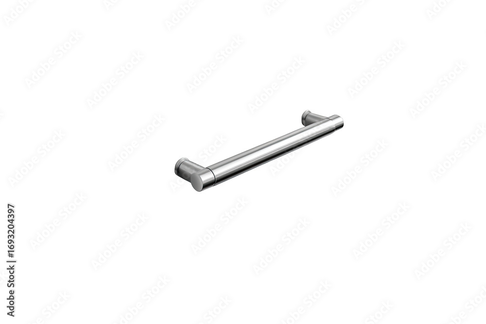 Stainless steel grab bar, rectangular shape, rounded ends Stainless steel grab bar, rectangular shape, rounded ends
