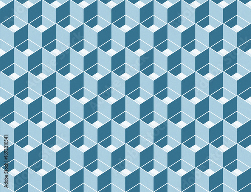 Repeating Geometric Boxes Background Illustration.