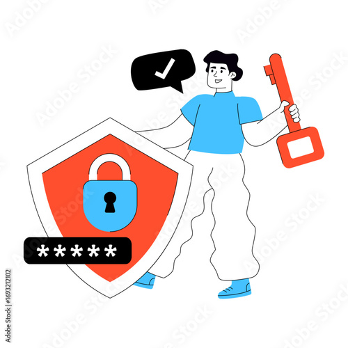 An illustration design of encryption