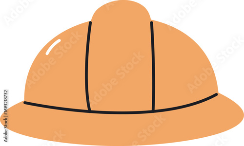 Cartoon Construction Helmet