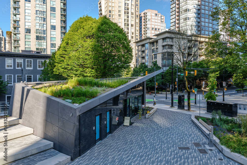 Obraz premium Photo of Rainbow Park in Downtown Vancouver, BC, Canada