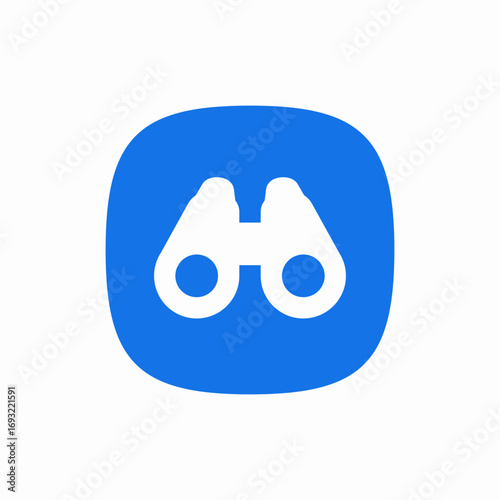 binoculars view icon sign vector