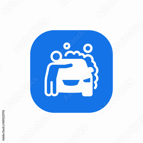 car wash icon sign vector