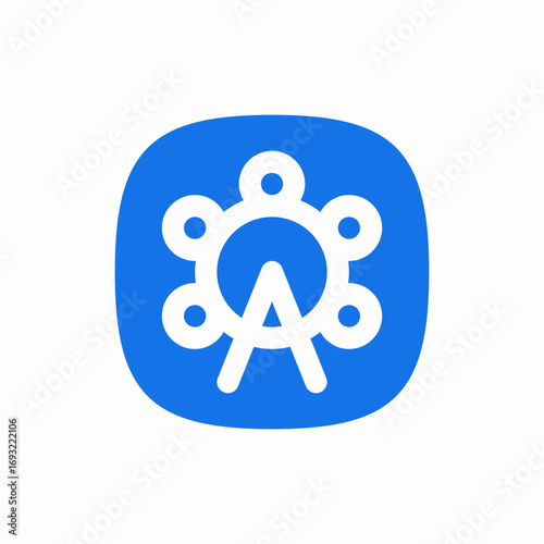ferras wheel icon sign vector