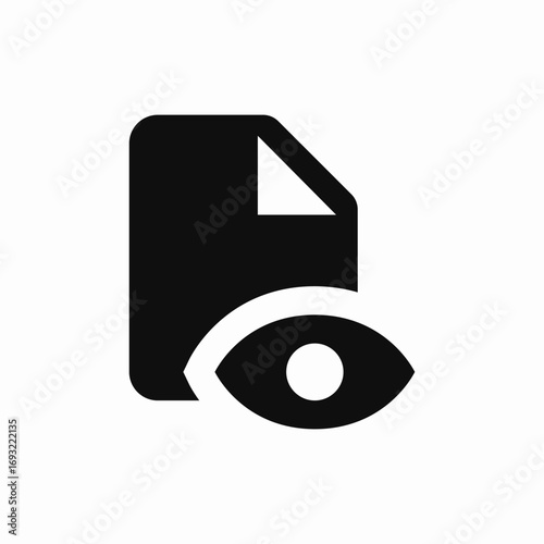 file view icon sign vector
