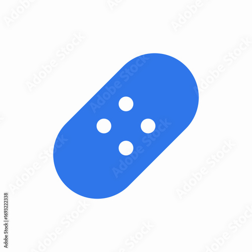 injury patch icon sign vector