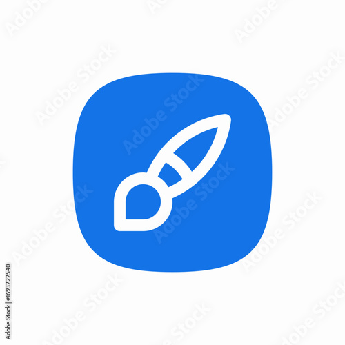 paint brush icon sign vector