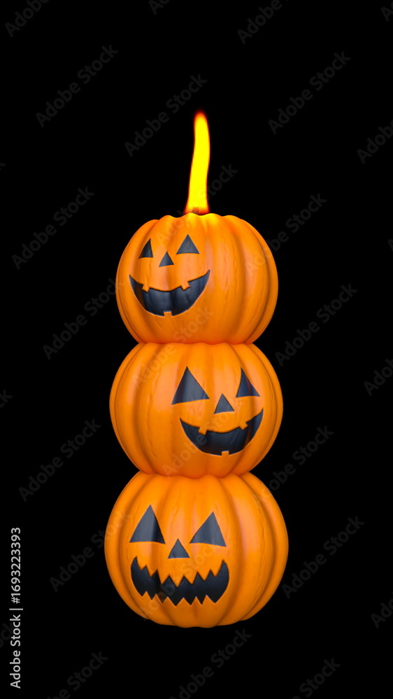 Fototapeta premium キャンドル 3DCGレンダリング