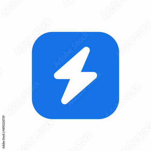 bolt boost icon sign vector