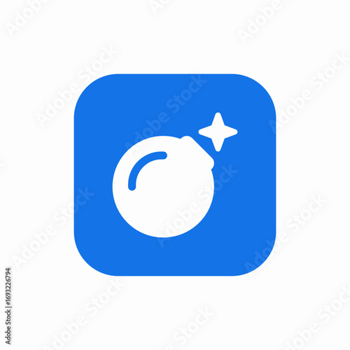 bomb explosure icon sign vector