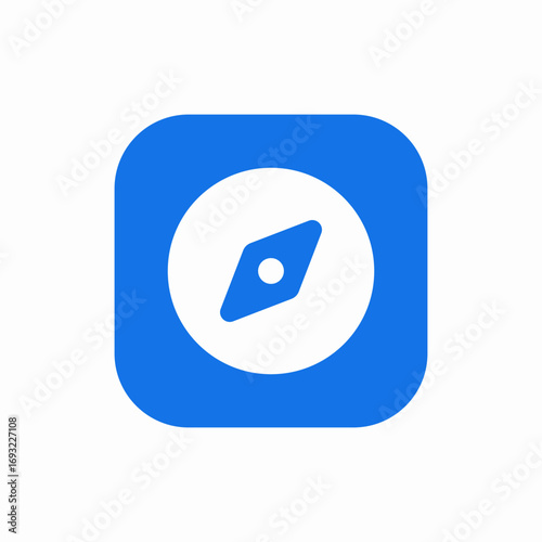 compass navigation icon sign vector