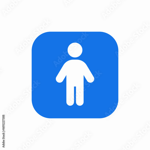 human user icon sign vector
