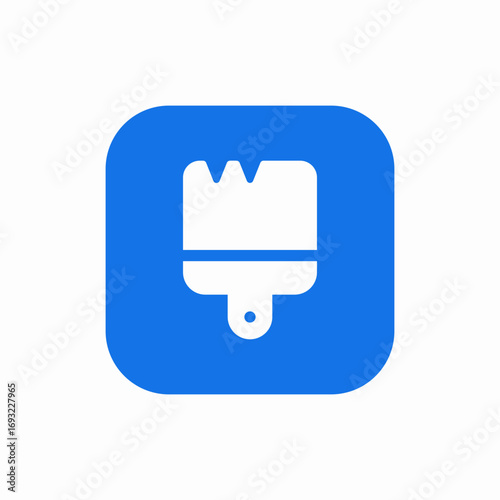 painting brush icon sign vector