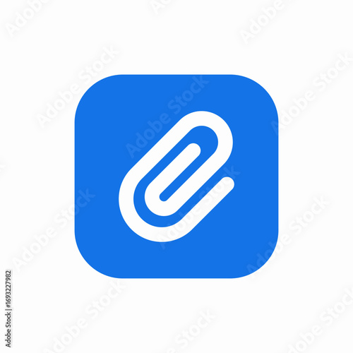 paperclip attachment icon sign vector