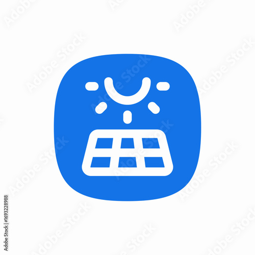 solar energy panel icon sign vector