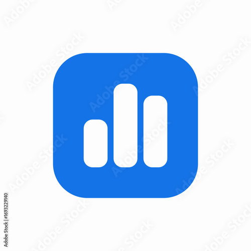 statistics chart icon sign vector