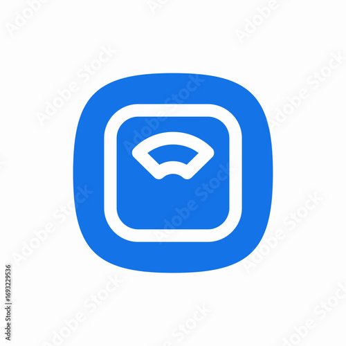 weight scales icon sign vector