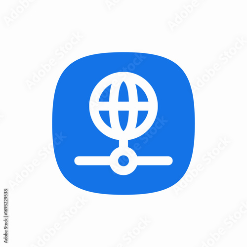 web server icon sign vector
