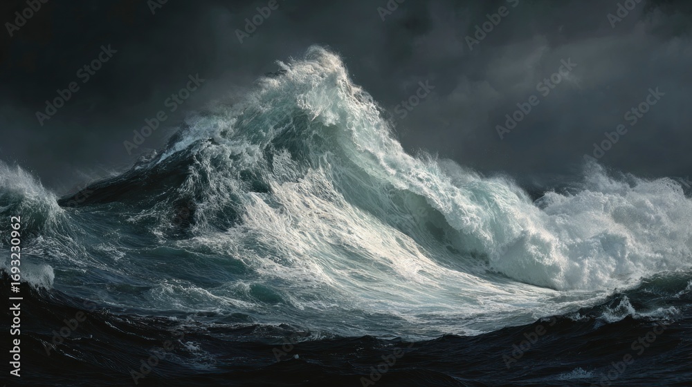 Fototapeta premium Powerful ocean wave