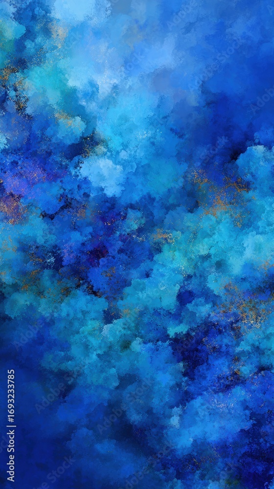 Obraz premium Abstract Blue and Gold Texture Background