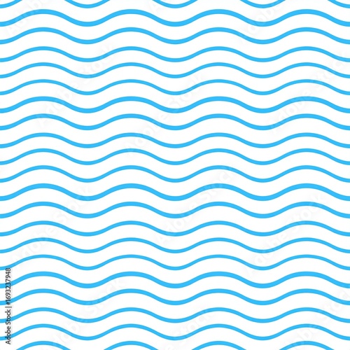 Blue Wavy Line Pattern Background