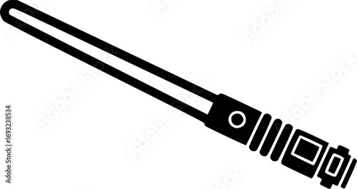light saber icon, light saber vector illustration-simple illustration of light saber, perfect for light saber logos and icons
